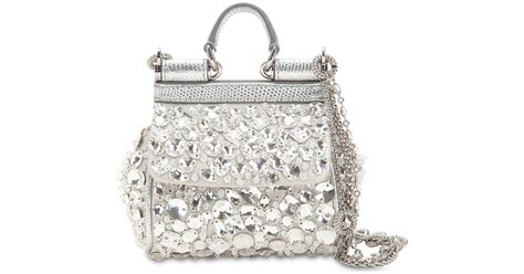 dolce and gabbana crystal bag|dolce and gabbana shopping bag.